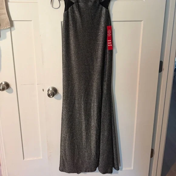 Trixxi Black and Silver Maxi Dress - Picture 2 of 7